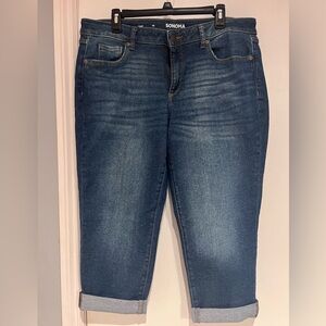 Sonoma Dark Blue Ankle Jeans